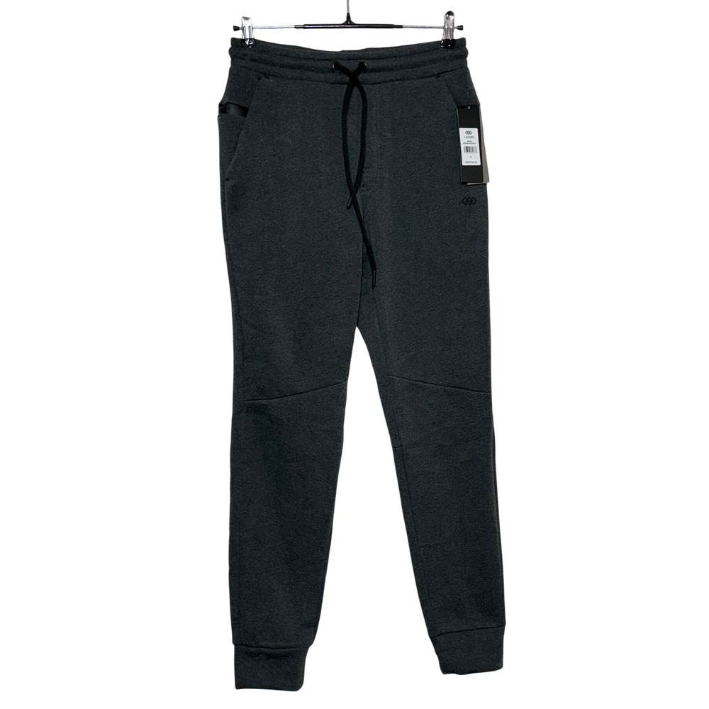 NEW LEG3ND Jogger Pants Mens Small 28X30 Gray Stretch Athletic Fit Sweatpants